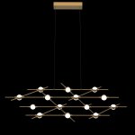 Люстра Illuminati MD18001067-14A  black/gold