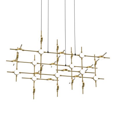 

Люстра Illuminati MD18001067-30A black/gold, MD18001067-30A black/gold