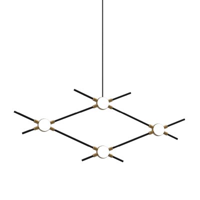 

Люстра Illuminati MD18001067-4A black/gold, MD18001067-4A black/gold