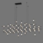 Люстра Illuminati MD18001067-55A  black/gold