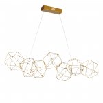 Люстра Lucciola 7A matt gold
