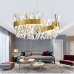 Люстра Akasha 600A  light antique brass
