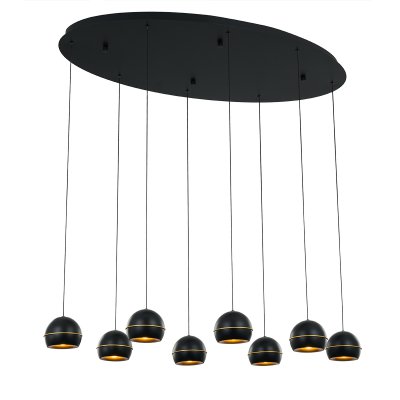 Подвесной светильник MD21001034-8A black/gold Подвесной светильник MD21001034-8A black/gold