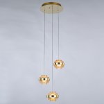 Подвесной светильник MD22030002-3A gold/champagne