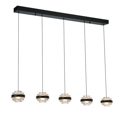 Подвесной светильник MD22030002-5B black/clear