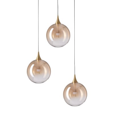 Подвесной светильник MD23001045H-3A brass/champagne