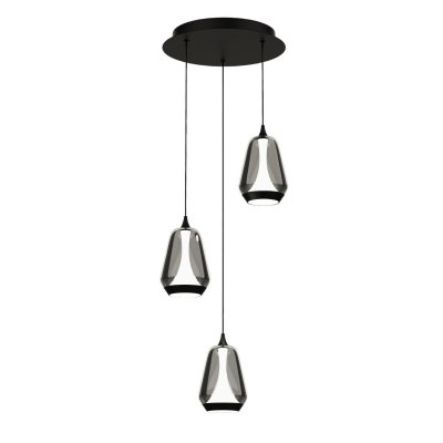 Подвесной светильник MD24001011-3A black/smoky