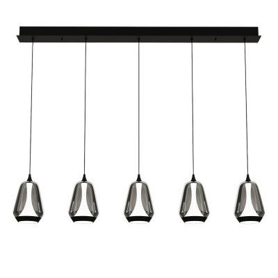 Подвесной светильник MD24001011-5B black/smoky