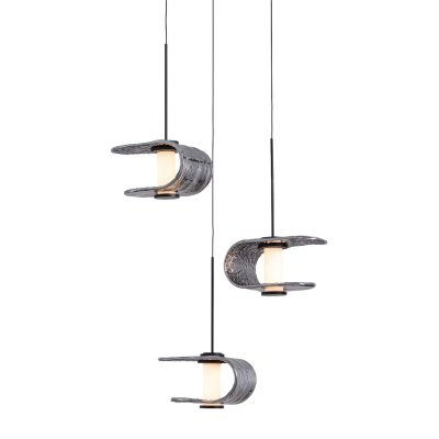 Подвесной светильник MD24020901-3A black/smoky