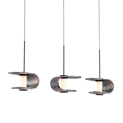 Подвесной светильник MD24020901-3B black/smoky