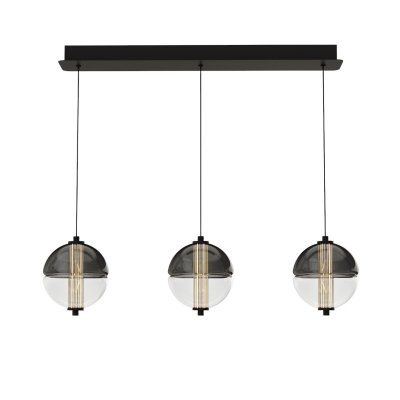 Подвесной светильник MD24022079-3B black/smoky