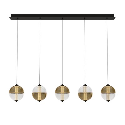 Подвесной светильник MD24022079-5B black/amber