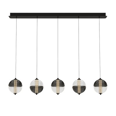 Подвесной светильник MD24022079-5B black/smoky