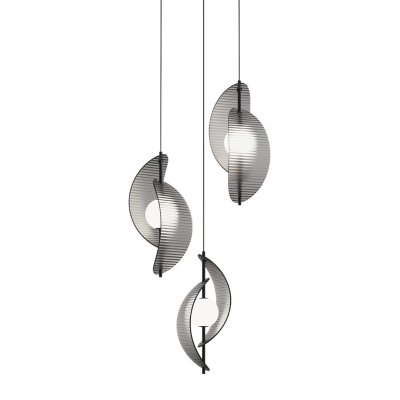 Подвесной светильник MD24030035-3A black/smoky