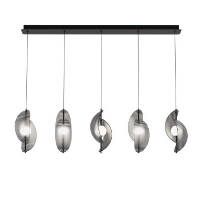 Подвесной светильник MD24030035-5B black/smoky