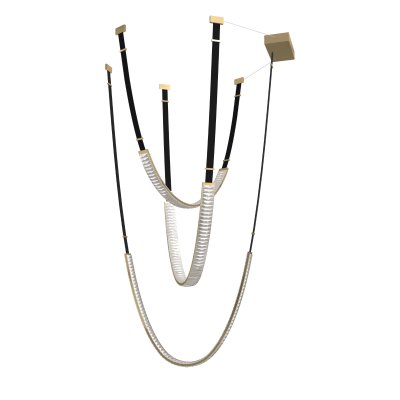 Подвесной светильник MD24083001-3A black/gold