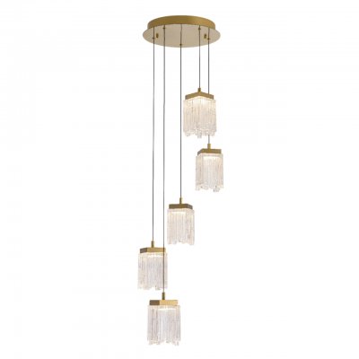 Подвесной светильник MD25020403-5A2 Satin gold