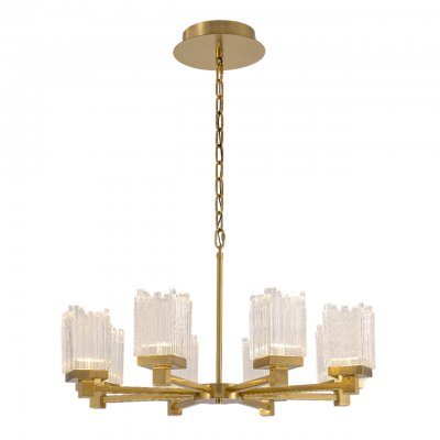 Подвесной светильник MD25020403-8A2 Satin gold, LED/39.8W, 3000K dimmable