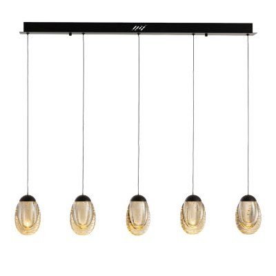 Подвесной светильник MD25090022-5B matt black/champagne