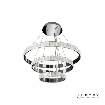 Подвесной светильник iLedex Crystal ice MD7212-90A Хром