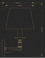 Бра Kutek MERANO MER-K-1(P/A)