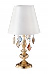 Настольная лампа Crystal Lux MERCEDES LG1 GOLD/COLOR (0951/501)