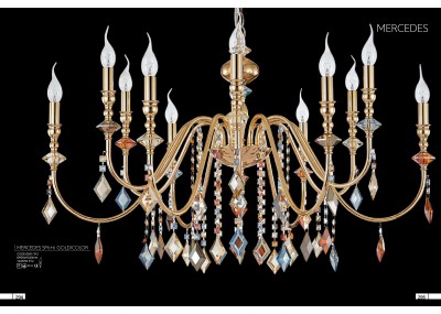 

Светильник Crystal lux MERCEDES SP6+6 GOLD/COLOR, MERCEDES SP6+6 GOLD/COLOR