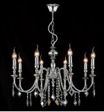 Люстра Crystal Lux MERCEDES SP8 CHROME/SMOKE (0950/308)