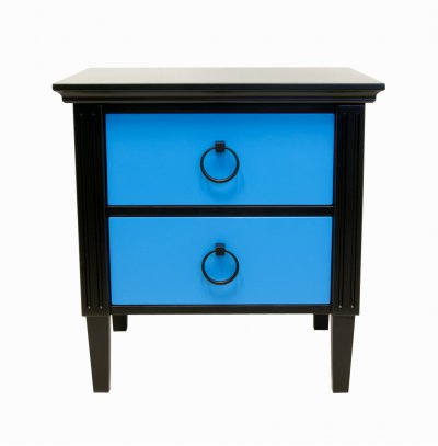 Дизайнерская тумба Nort Blue MAK interior MGCG-06-B Черный, голубой