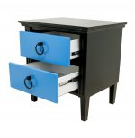 Дизайнерская тумба Nort Blue MAK interior MGCG-06-B Черный, голубой