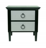 Дизайнерская тумба Nort Silver MAK interior MGCG-06-S Черный, серый