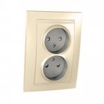 Unica Беж Розетка 2-ая з/ш 16A MGU23.063.25ZD
