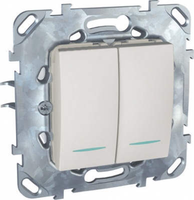 Переключатель 2-клавишный (сх.6+6) с подсветкой MGU5.0303.18NZD Переключатель 2-клавишный (сх.6+6) с подсветкой MGU5.0303.18NZD