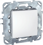 Выключатель 1-клавишный белый Unica MGU5.201.18ZD