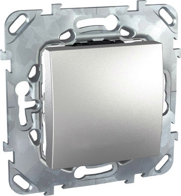 Unica Top Алюминий Выключатель 1-клавишный 2P 16A MGU5.262.30ZD