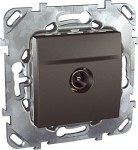 Unica Top Графит Розетка TV проходная MGU5.463.12ZD