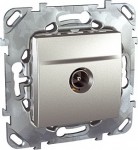 Unica Top Алюминий Розетка TV проходная MGU5.463.30ZD