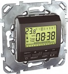 Unica Top Графит Термостат электр. программ. 8А (от+5 до +30 град) MGU5.505.12ZD