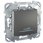 Unica Top Графит Светорегулятор нажимной 20-350W MGU5.515.12ZD