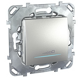 

Unica Top Алюминий Светорегулятор нажимной 20-350W MGU5.515.30ZD