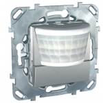 Unica Top Алюминий Датчик движения ИК 40-300VA, 2-проводная схема подключения MGU5.524.30ZD