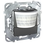 Unica Top Графит Датчик движения ИК, 3-проводная схема подключения MGU5.525.12ZD