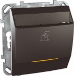 Unica Top Графит Выключатель карточный c задержкой отключения MGU5.540.12ZD