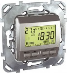 Unica Top Алюминий Таймер програм. недельный, 1000VA MGU5.541.30ZD