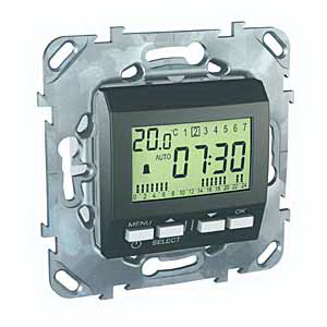 Unica Top Графит Будильник программируемый, недельный MGU5.545.12ZD