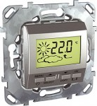 Метеостанция встраиваемая Unica Top алюминий MGU5.546.30ZD