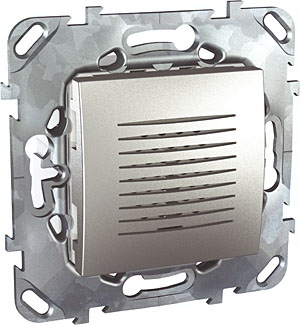 Unica Top Алюминий Звонок, 70db/1m MGU5.786.30ZD