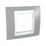 Рамка 1-ая Unica MGU6.002.865 Серый/белый