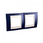 Рамка 2-ая горизонтальная MGU6.004.542 Индиго/бежевый