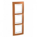 Рамка 3-ая вертик MGU6.006V.869 Оранжевый/белый